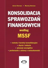 Konsolidacja sprawozdań finansowych - okładka książki