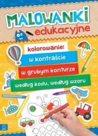 Malowanki edukacyjne - okładka książki