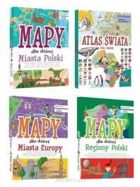 Mapy dla dzieci /Miasta europy - okładka książki