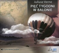 Pięć tygodni w balonie - pudełko audiobooku