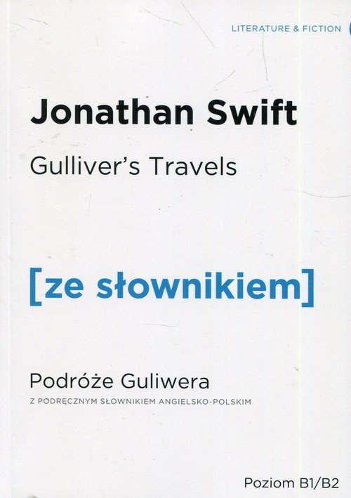 Podróże Guliwera z podręcznym słownikiem - okładka książki