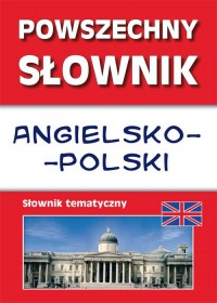 Powszechny słownik angielsko-polski. - okładka książki