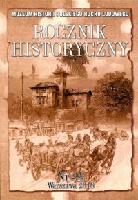 Rocznik Historyczny MHPRL nr 34 - okładka książki