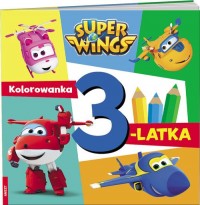 Super Wings Kolorowanka 3-latka - okładka książki
