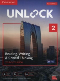 Unlock 2 Reading, Writing, & Critical - okładka podręcznika