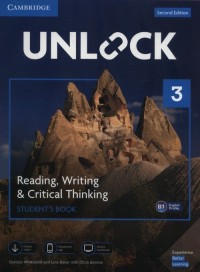 Unlock 3 Reading, Writing, & Critical - okładka podręcznika