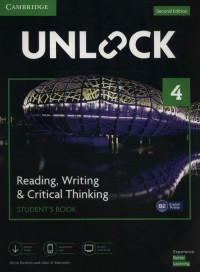Unlock 4 Reading, Writing, & Critical - okładka podręcznika