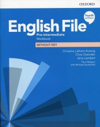 English File Pre-Intermediate Workbook - okładka podręcznika