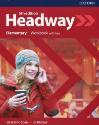Headway 5E Elementary WB + key - okładka podręcznika