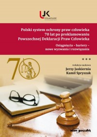Polski system ochrony praw człowieka - okładka książki