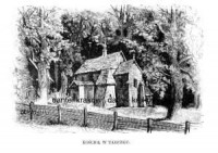 Kościół w Tarczku - zdjęcie reprintu, mapy