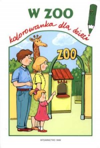 W Zoo. Kolorowanka dla dzieci - okładka książki