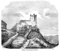 Zamek w Nowym Sączu - zdjęcie reprintu, mapy