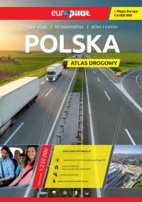Atlas drogowy Polska  1:250 000 - okładka książki