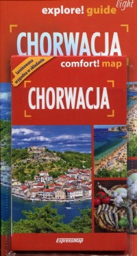 Chorwacja light Przewodnik + mapa - okładka książki