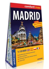 Comfort!map Madryt (Madrid) 1:10000 - okładka książki