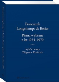 Franciszek Longchamps de Brier - okładka książki