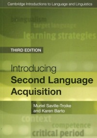 Introducing Second Language Acquisition - okładka książki