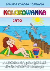 Kolorowanka Lato - okładka książki