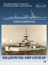 Krążownik ORP Conrad - okładka książki