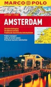 Plan Miasta Marco Polo. Amsterdam - okładka książki