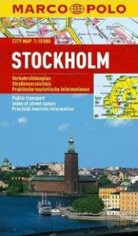 Plan Miasta Marco Polo. Stockholm - okładka książki