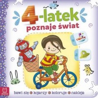 4-latek poznaje świat. Bawi się, - okładka książki