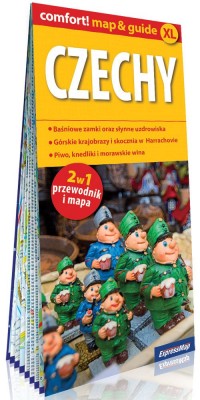 Comfort! map&guide XL Czechy 2w1 - okładka książki