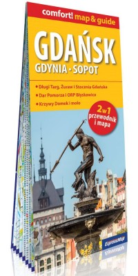 Comfort!map&guide Gdańsk, Gdynia, - okładka książki