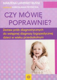 Czy mówię poprawnie? Zestaw prób - okładka książki