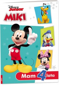 Disney Junior Miki Mam 4 lata - okładka książki
