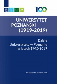 Dzieje Uniwersytetu w Poznaniu - okładka książki