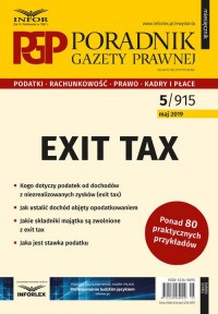 Exit Tax. Poradnik Gazety Prawnej - okładka książki