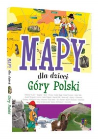 Mapy dla dzieci Góry Polski - okładka książki