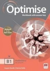 Optimise B1 Update ed. WB with - okładka podręcznika