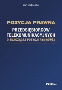 Pozycja prawna przedsiębiorców - okładka książki