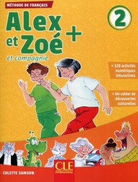 Alex et Zoe + 2 podręcznik + CD - okładka podręcznika