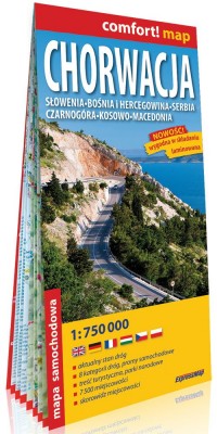 Comfort! map Chorwacja 1:750 000 - okładka książki