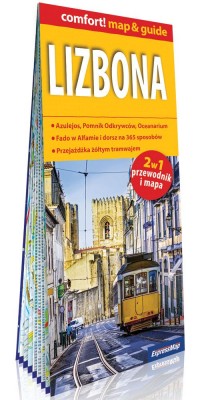 Comfort! map&guide Lizbona 2w1 - okładka książki