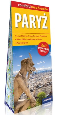 Comfort! map&guide Paryż 2w1 - okładka książki