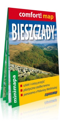 Comfort!map Bieszczady 1:200 000 - okładka książki