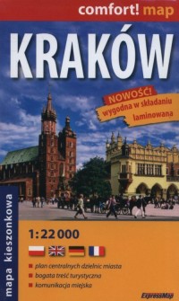 Comfort!map Kraków 1:22 000 plan - okładka książki