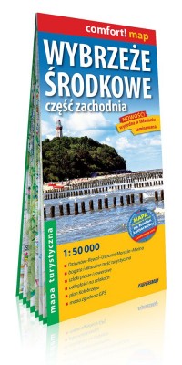 Comfort!map Wybrzeże Środkowe cz.zach.1:50000 - okładka książki