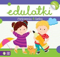 Edulatki. Ćwiczenia 4-latka - okładka książki