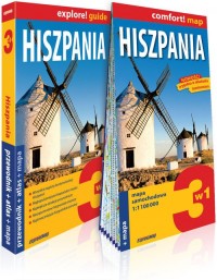 Hiszpania 3w1 przewodnik + atlas - okładka książki