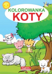 Kolorowanka Koty - okładka książki