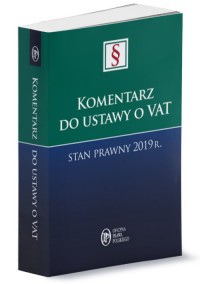 Komentarz do ustawy o VAT Stan - okładka książki