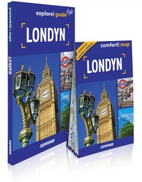 Londyn light przewodnik + mapa - okładka książki