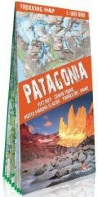 Mapa trekkingowa - Patagonia 1:160 - okładka książki