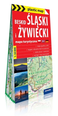 Plastic map Beskid Ślaski i Żywiecki - okładka książki